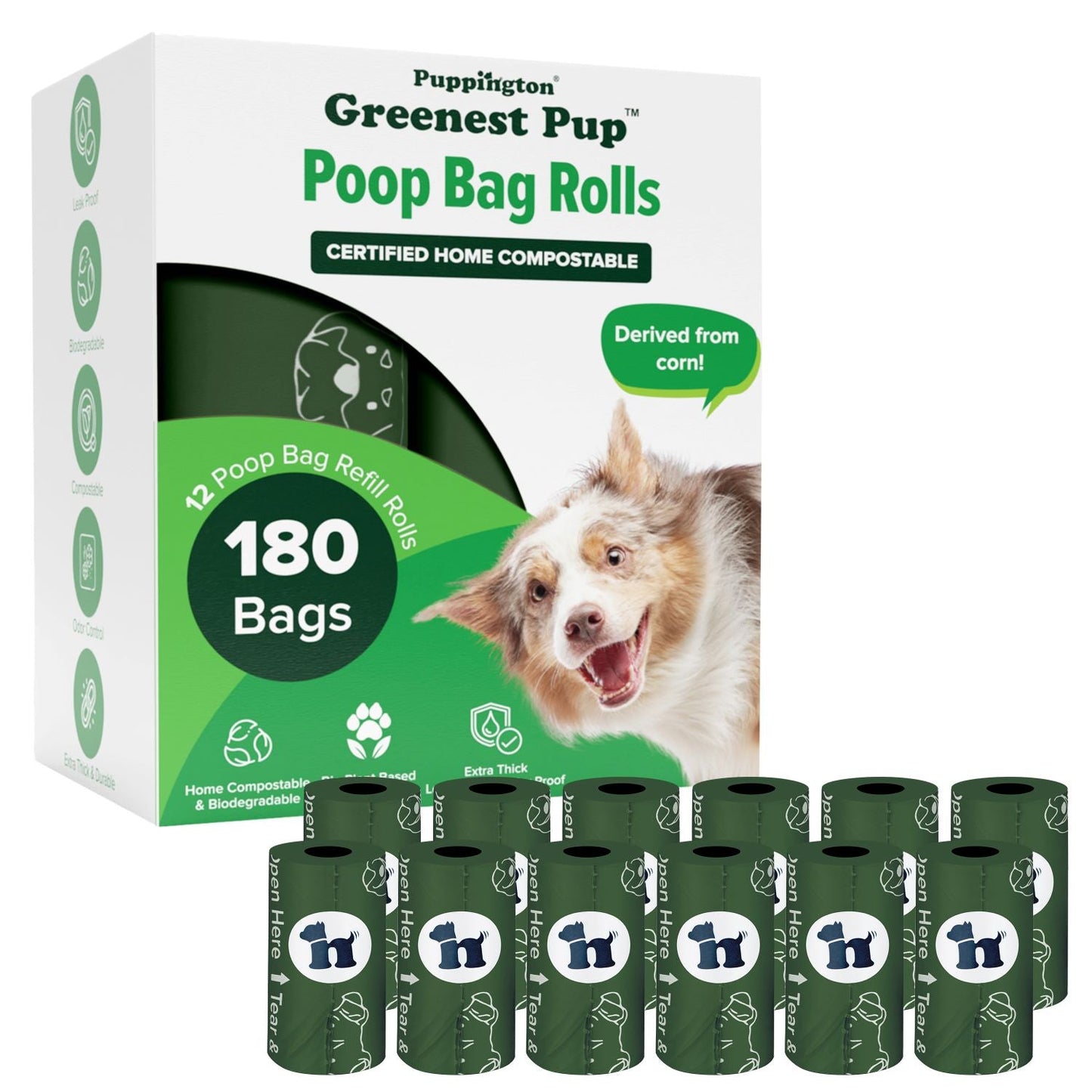 Greenest Pup™ Compostable Dog Poo Bags