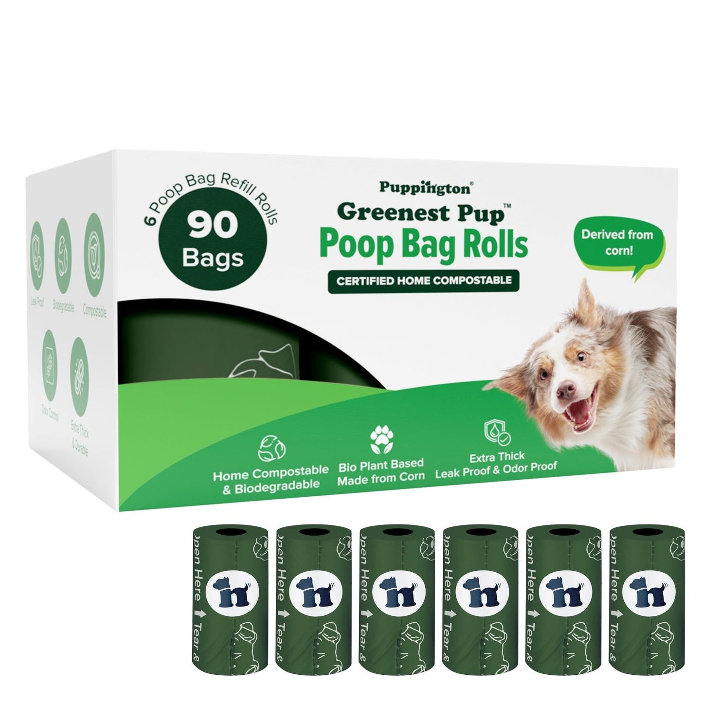 Greenest Pup™ Compostable Dog Poo Bags