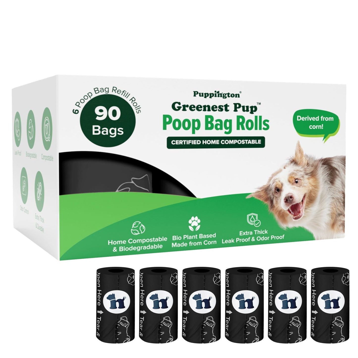 Greenest Pup™ Compostable Dog Poo Bags