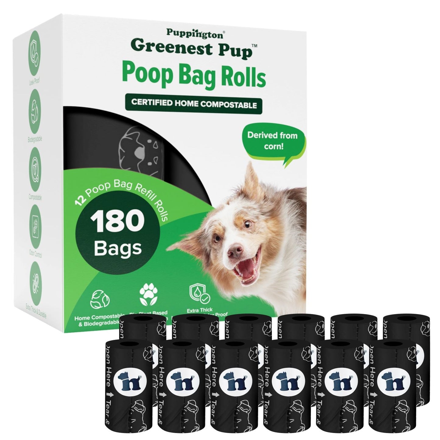 Greenest Pup™ Compostable Dog Poo Bags