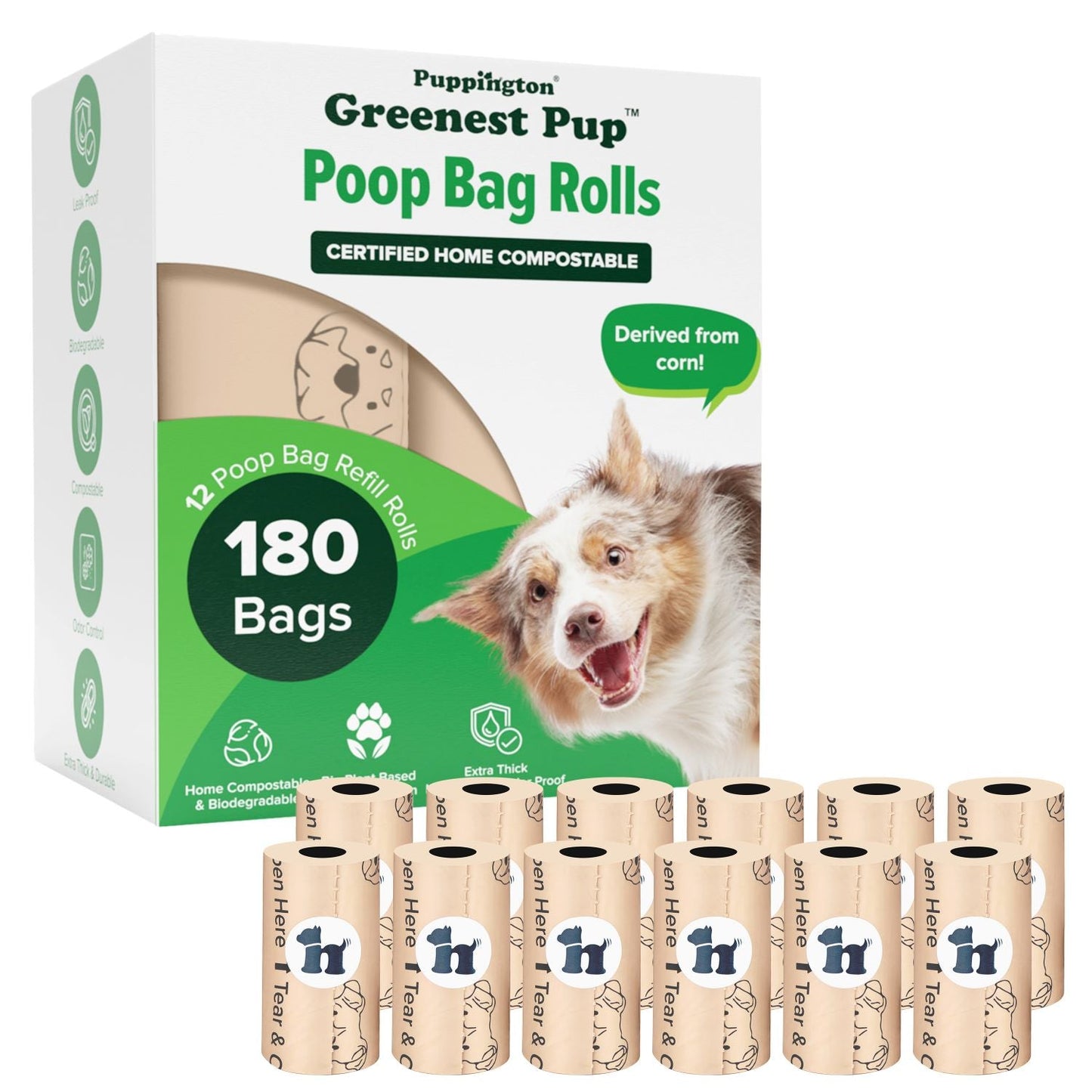Greenest Pup™ Compostable Dog Poo Bags