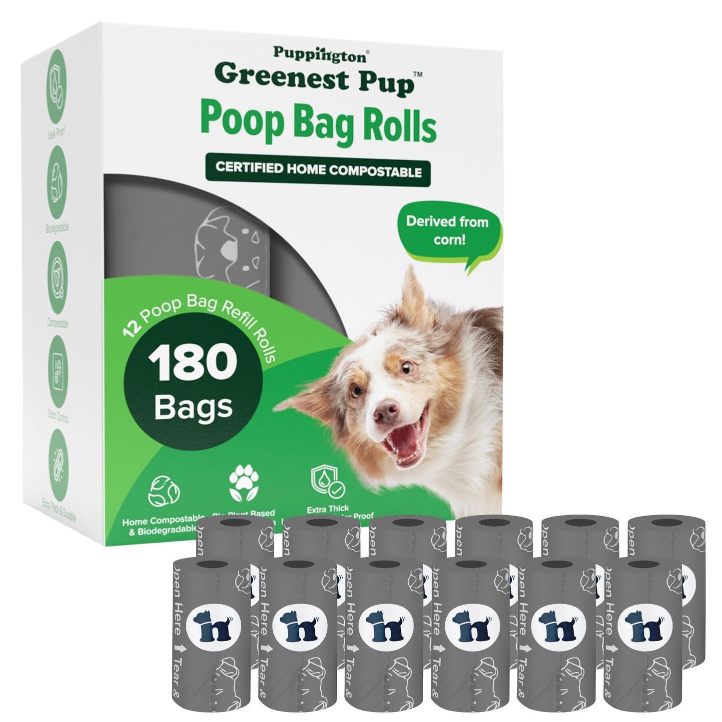 Greenest Pup™ Compostable Dog Poo Bags