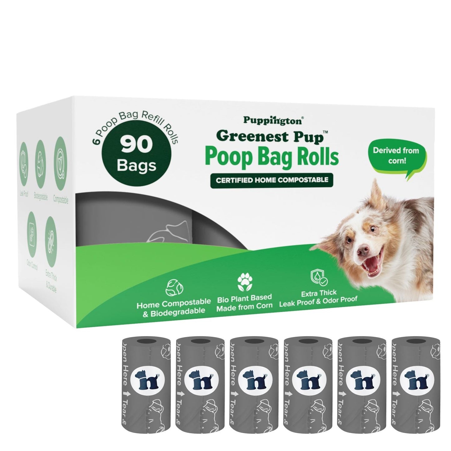 Greenest Pup™ Compostable Dog Poo Bags