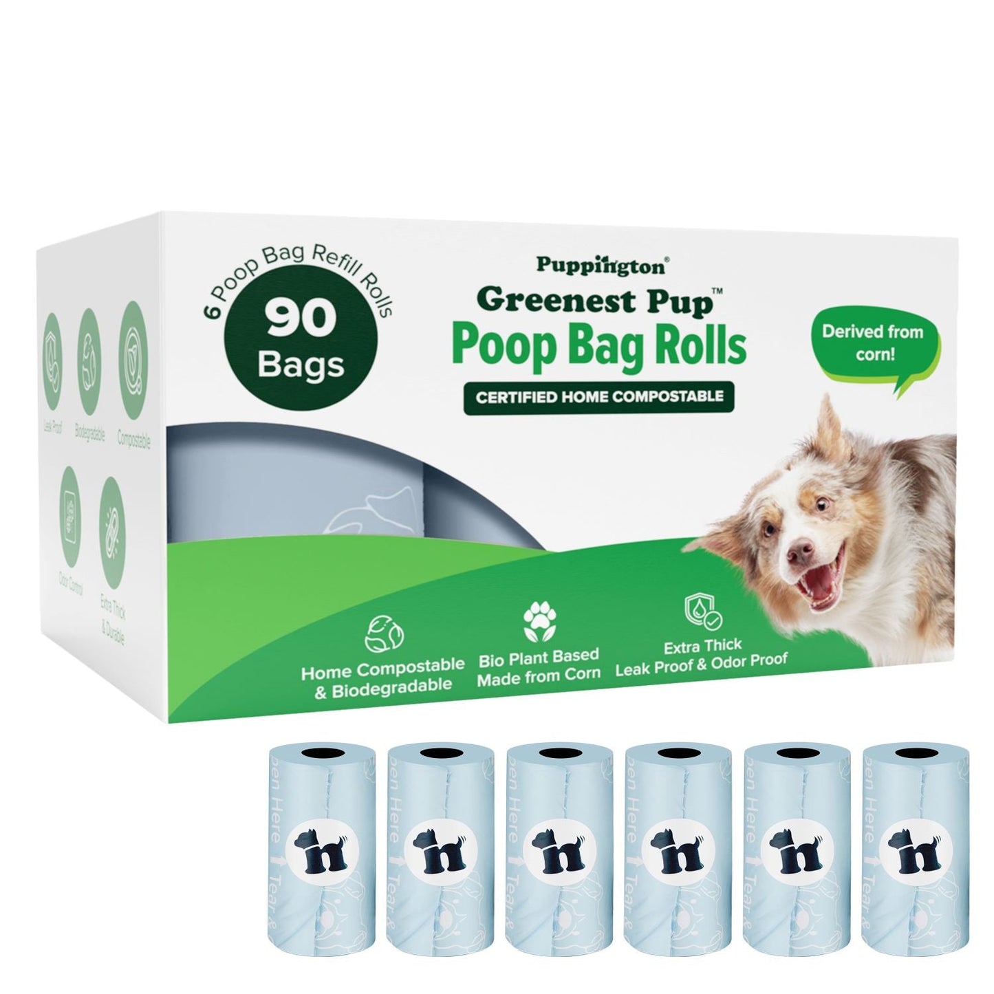 Greenest Pup™ Compostable Dog Poo Bags