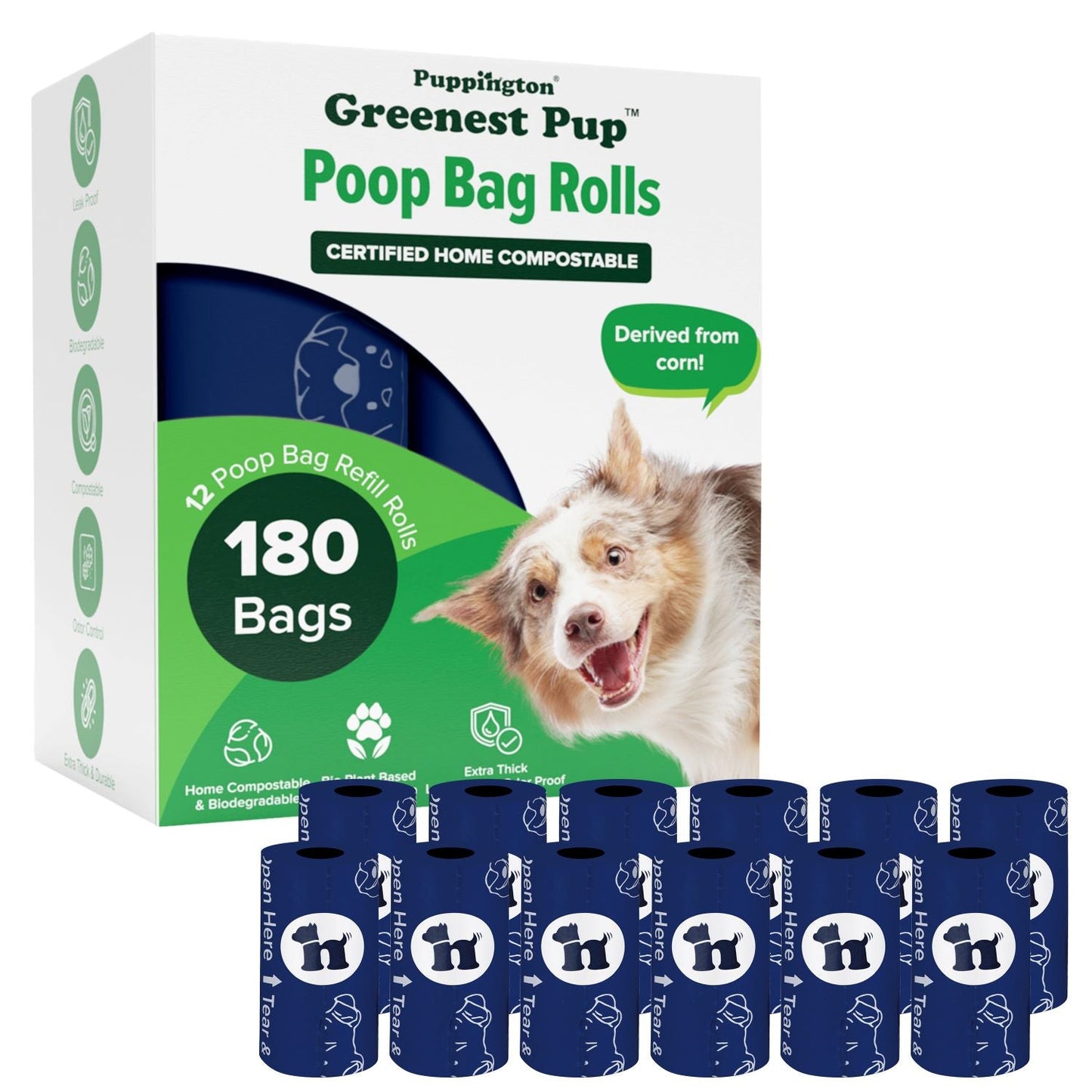 Greenest Pup™ Compostable Dog Poo Bags