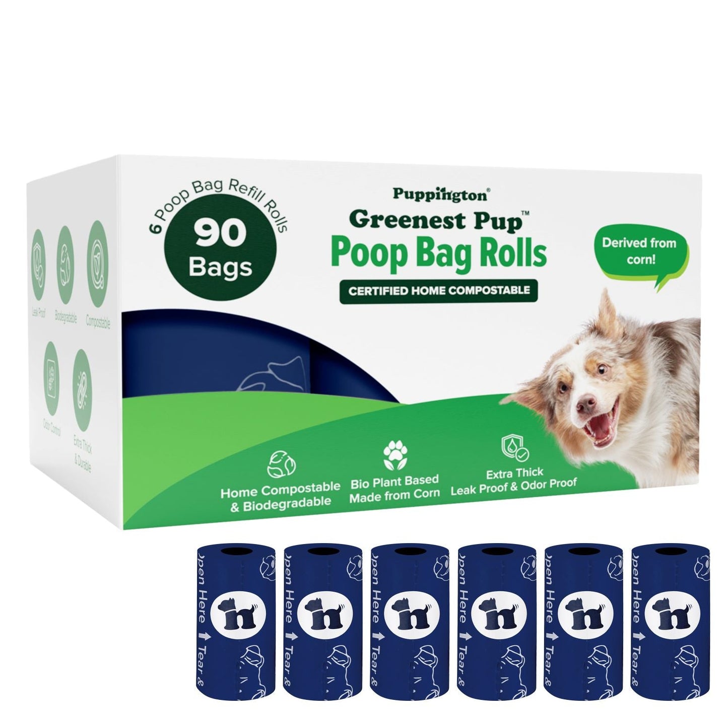 Greenest Pup™ Compostable Dog Poo Bags