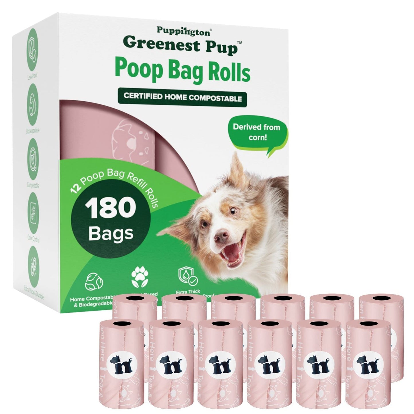 Greenest Pup™ Compostable Dog Poo Bags
