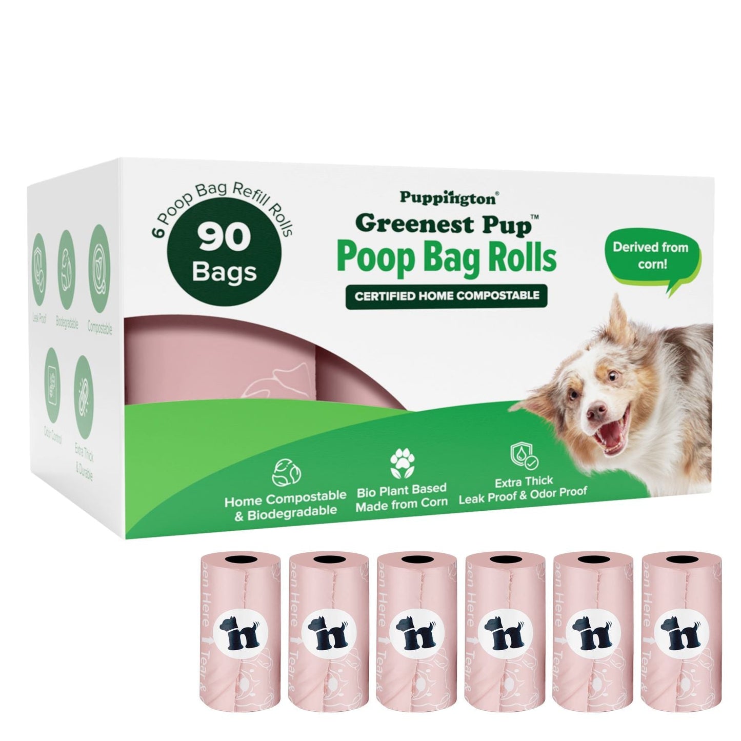 Greenest Pup™ Compostable Dog Poo Bags
