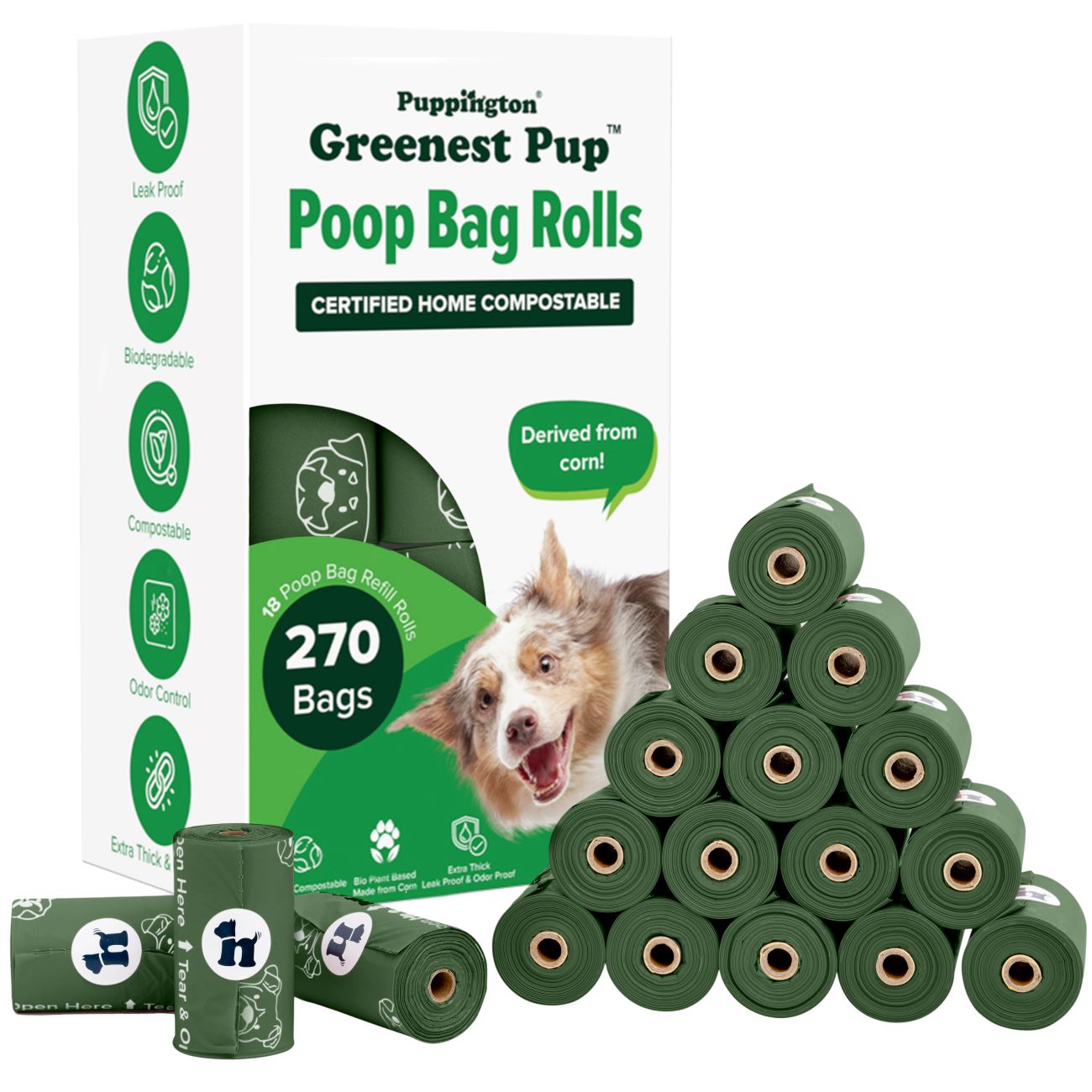 Greenest Pup™ Compostable Dog Poo Bags
