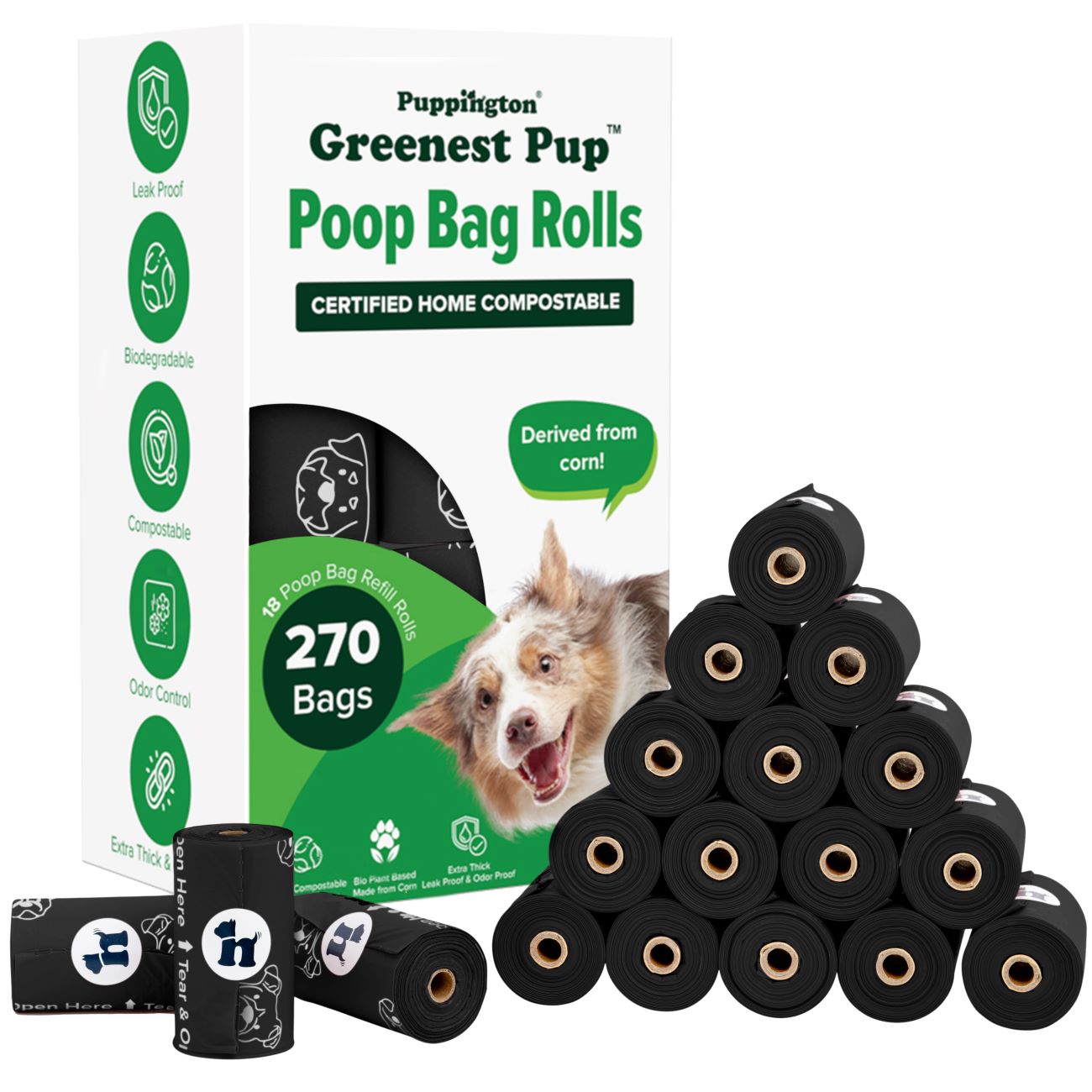 Greenest Pup™ Compostable Dog Poo Bags