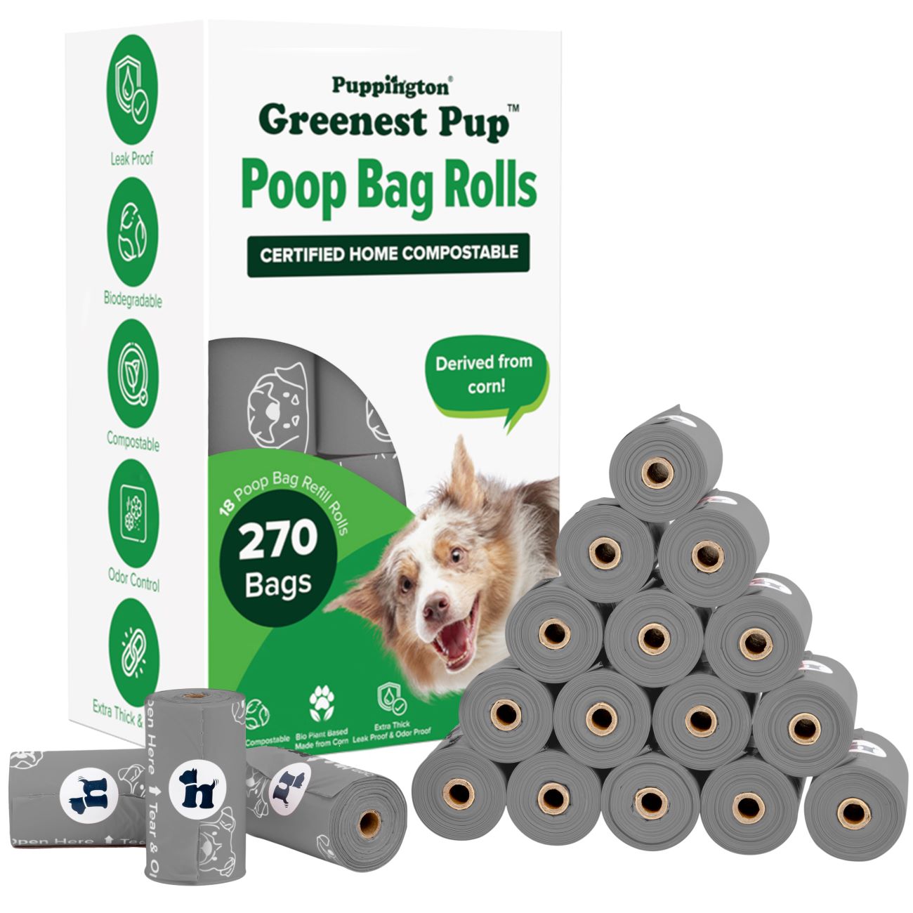 Greenest Pup™ Compostable Dog Poo Bags
