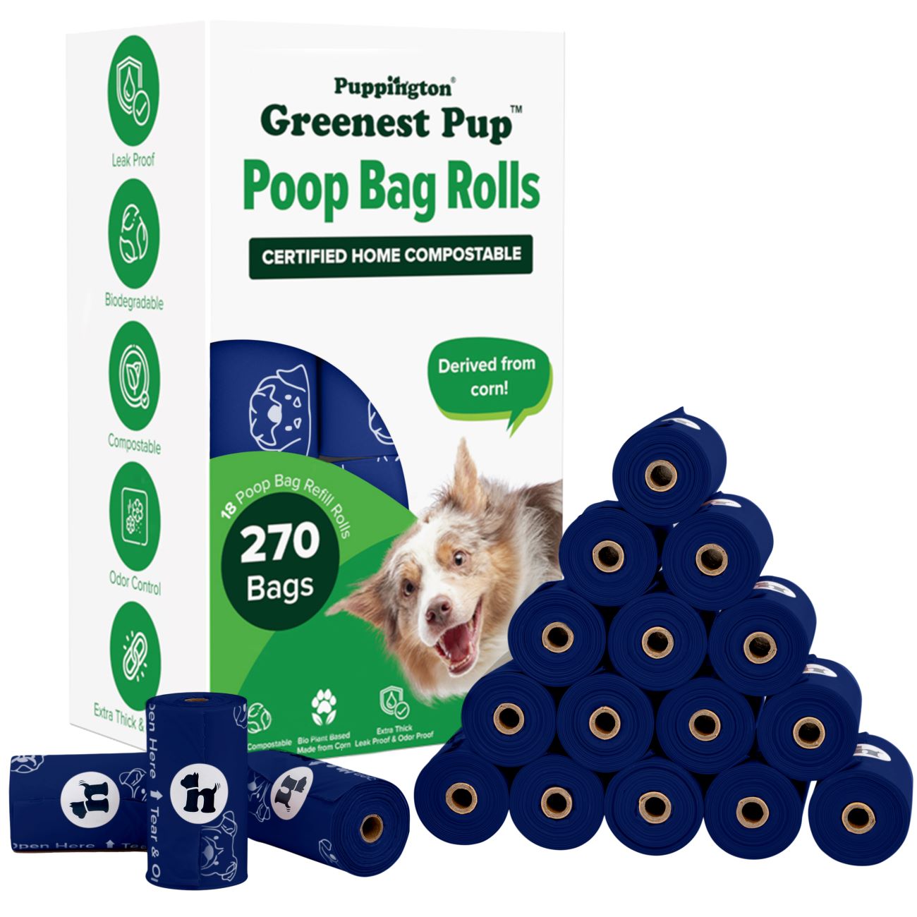 Greenest Pup™ Compostable Dog Poo Bags