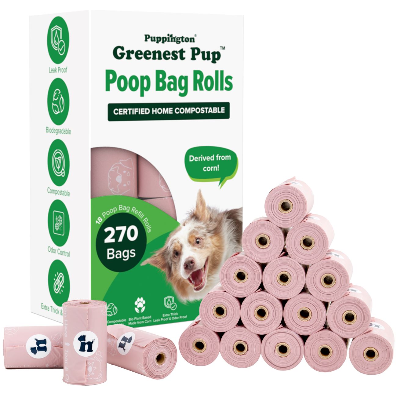 Greenest Pup™ Compostable Dog Poo Bags
