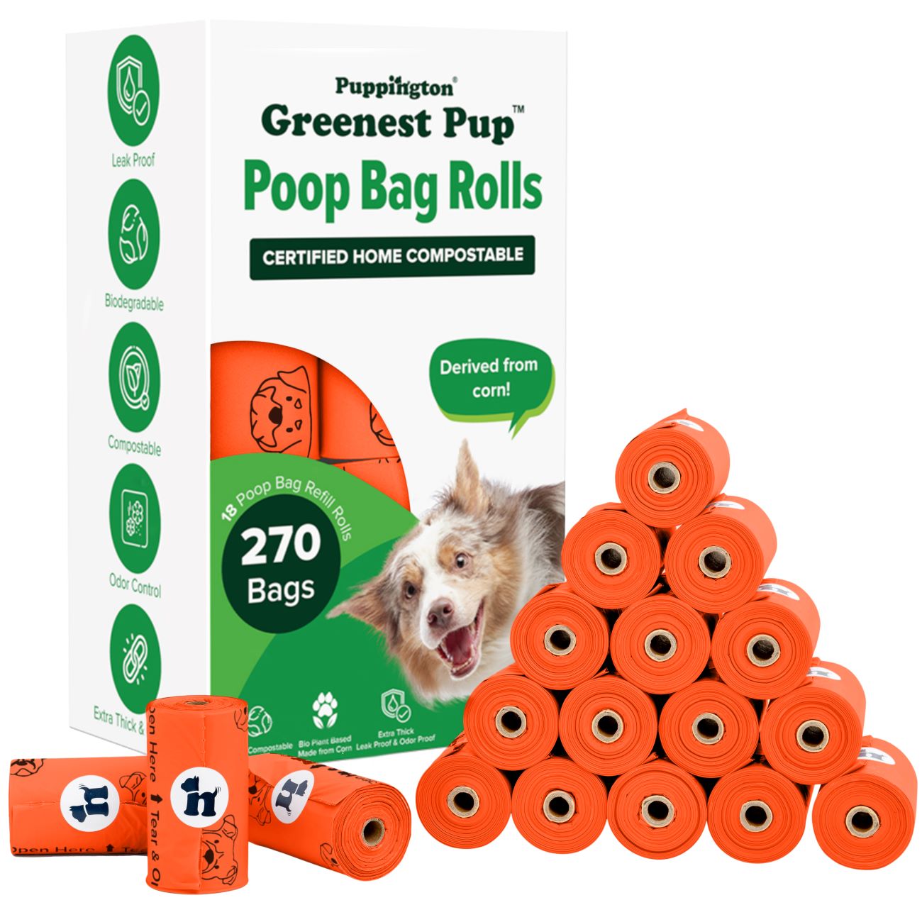 Greenest Pup™ Compostable Dog Poo Bags