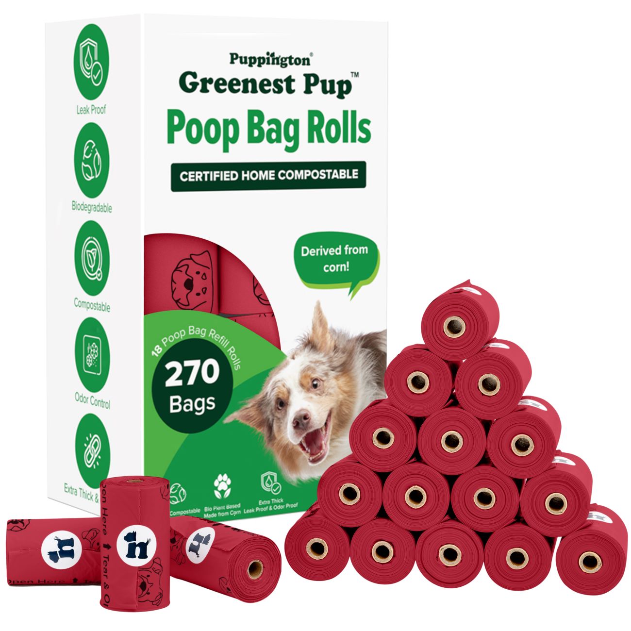 Greenest Pup™ Compostable Dog Poo Bags