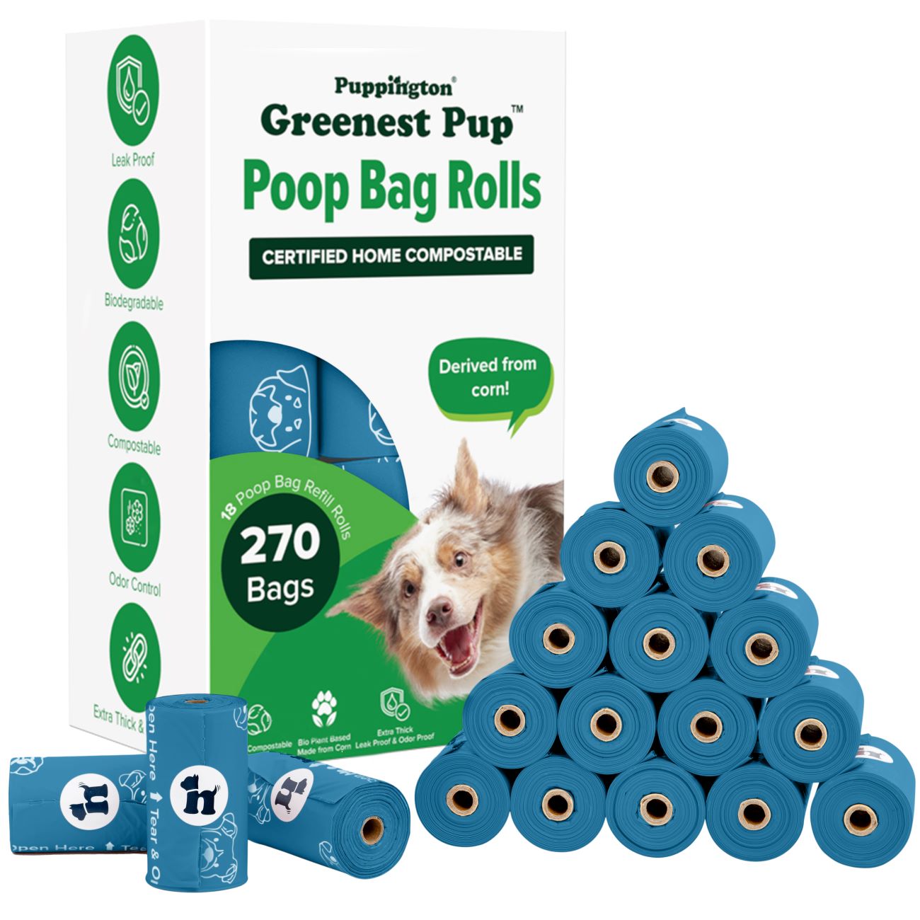 Greenest Pup™ Compostable Dog Poo Bags