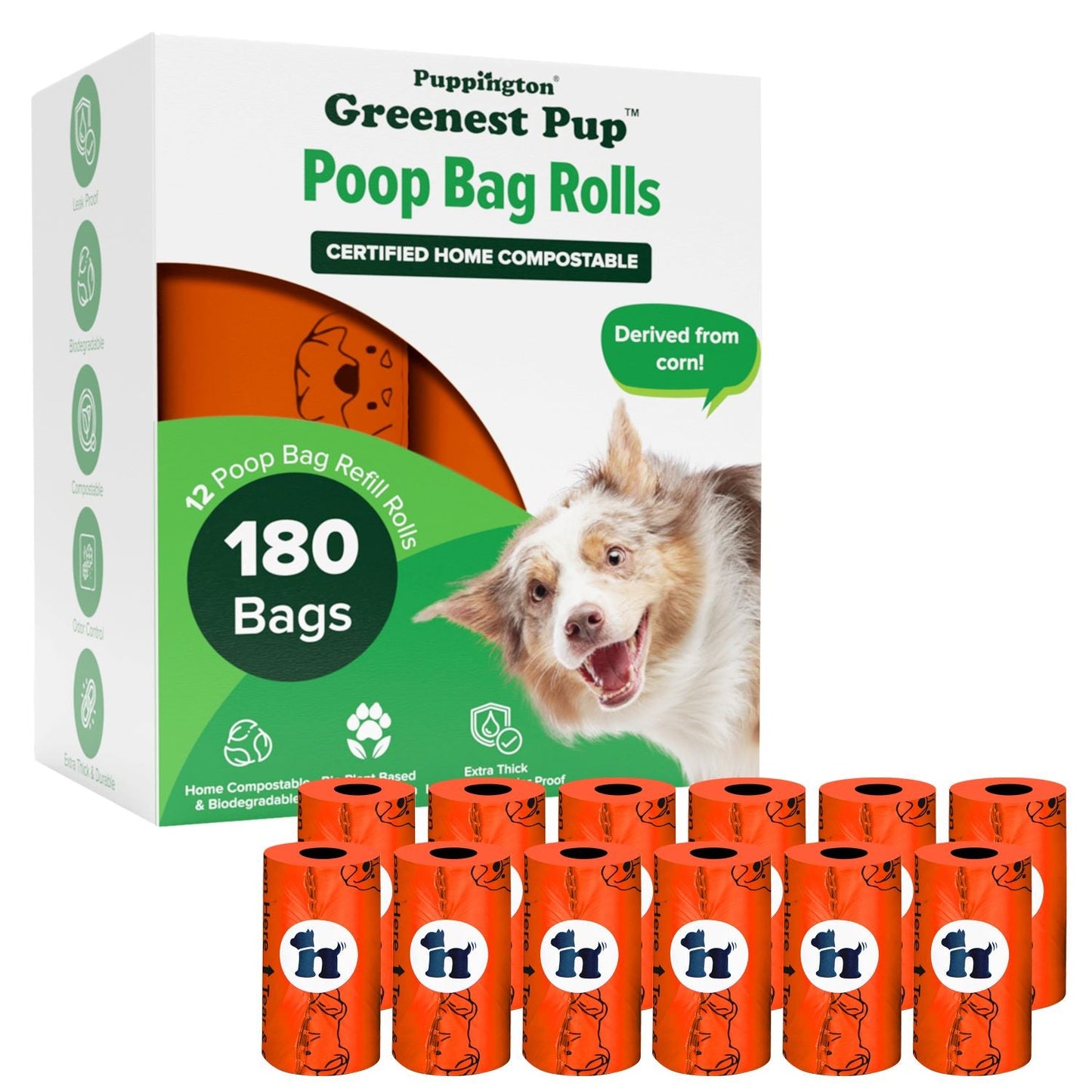 Greenest Pup™ Compostable Dog Poo Bags