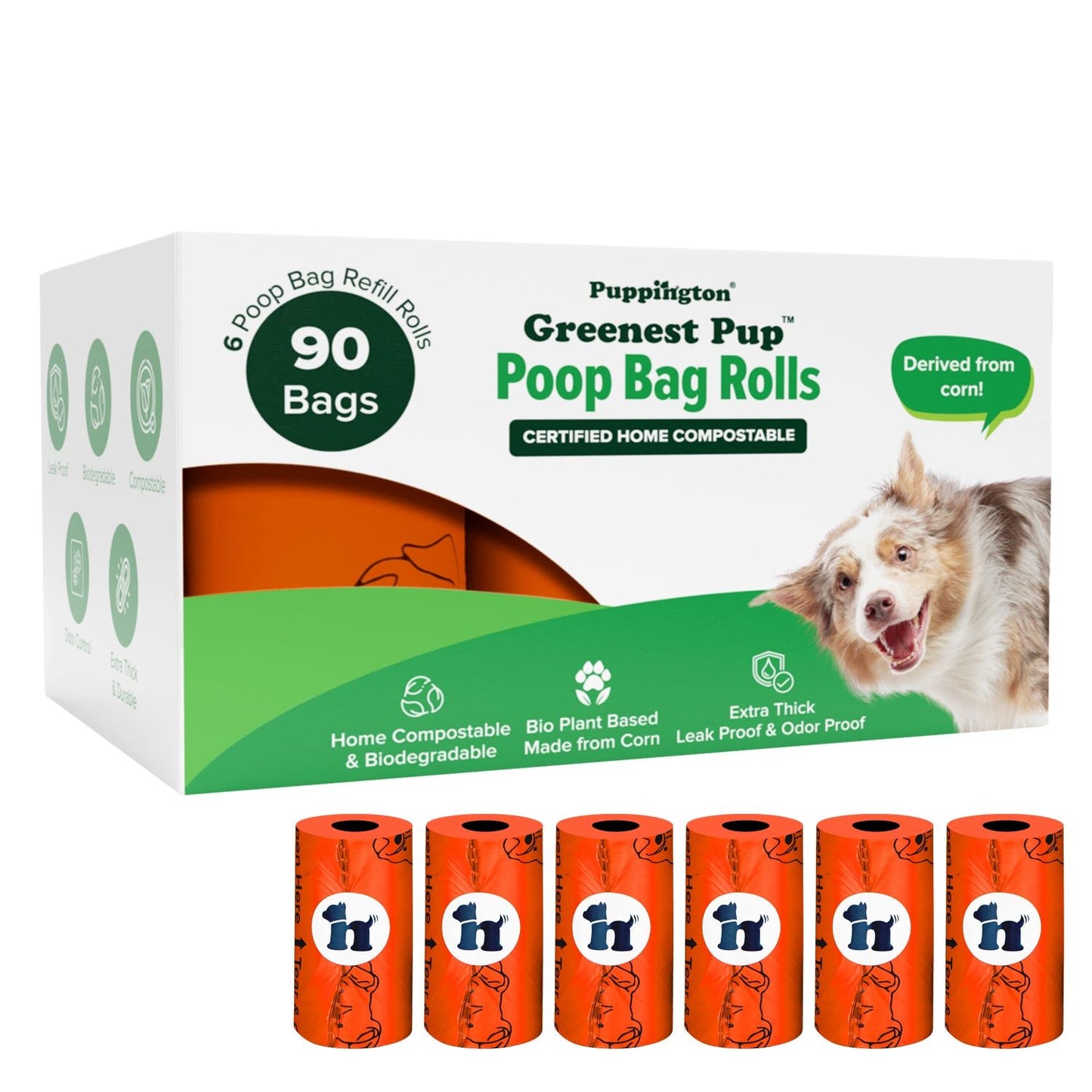 Greenest Pup™ Compostable Dog Poo Bags