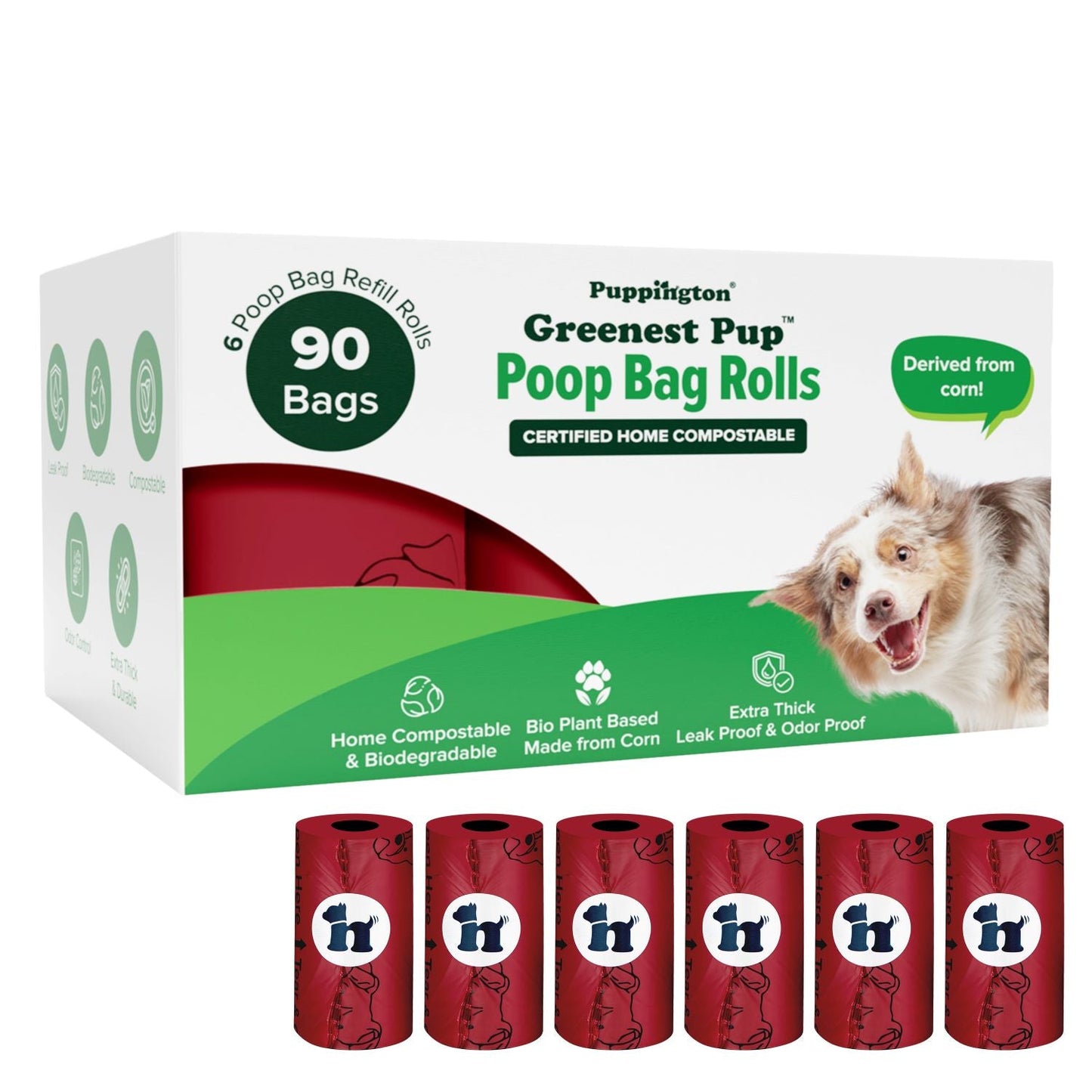 Greenest Pup™ Compostable Dog Poo Bags