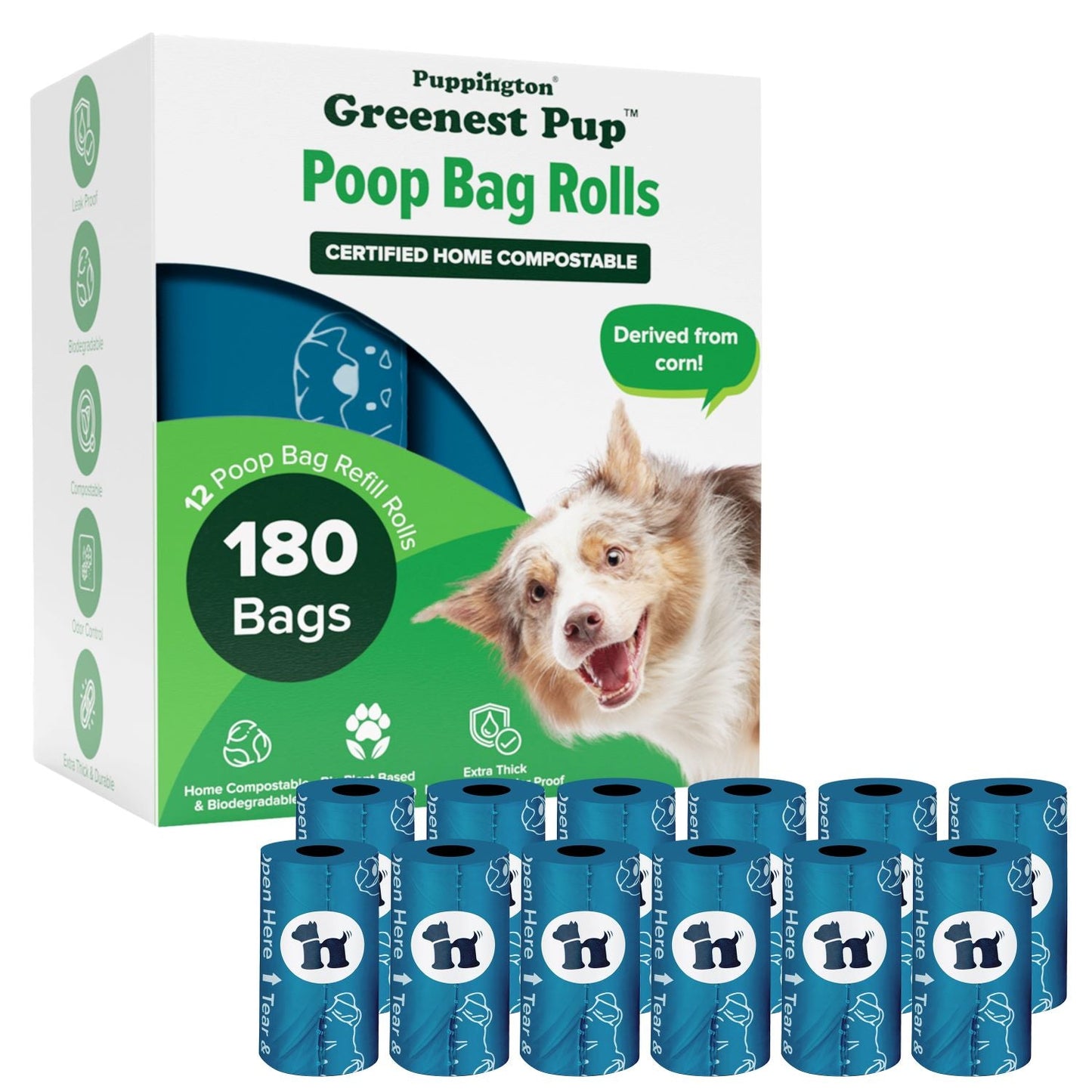 Greenest Pup™ Compostable Dog Poo Bags